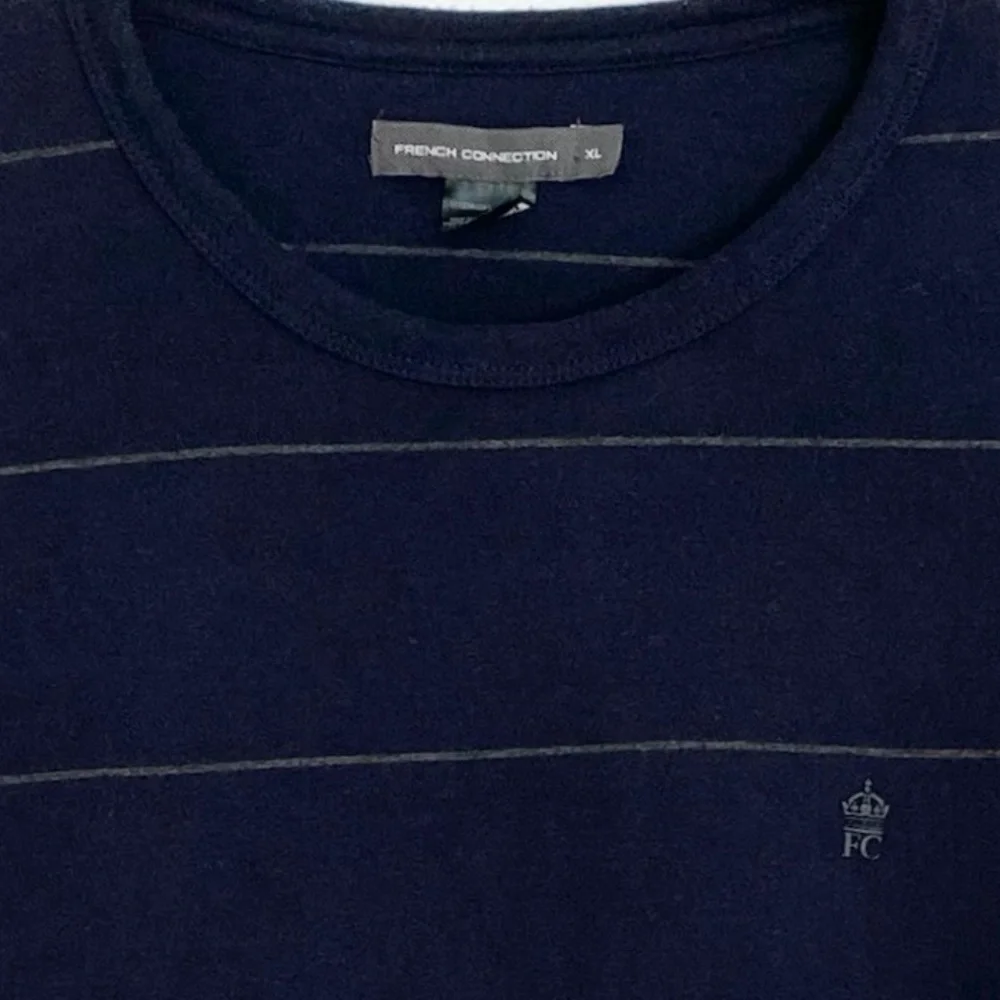 French Connection Thin Stripe T-Shirt - XL - Picture 4 of 5